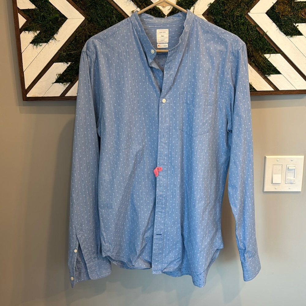 Gap - band collar button down (Medium)